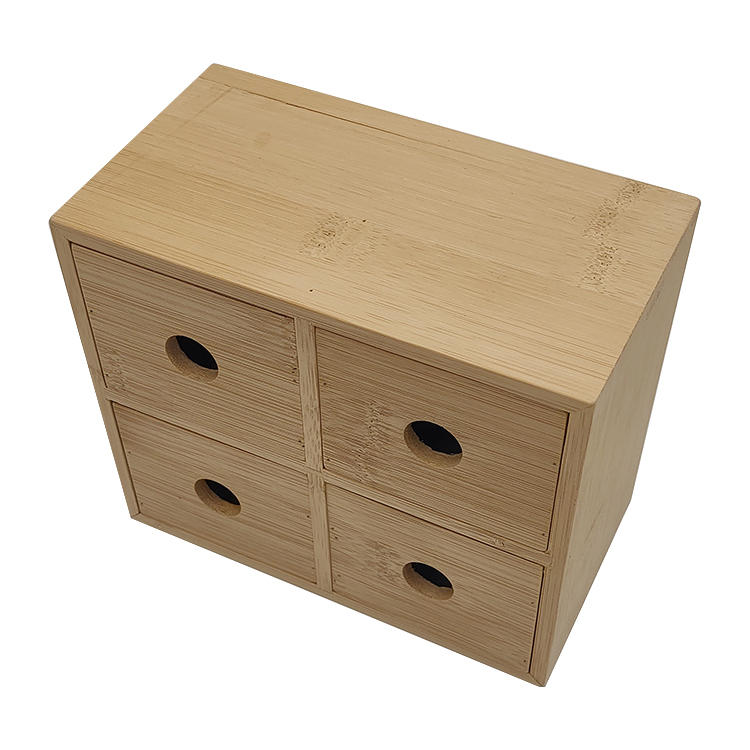 Mini Wood Storage Drawers for Desk