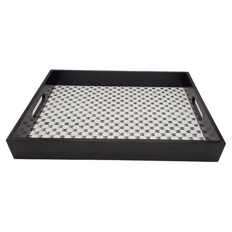 Large Wooden Coffee Tray