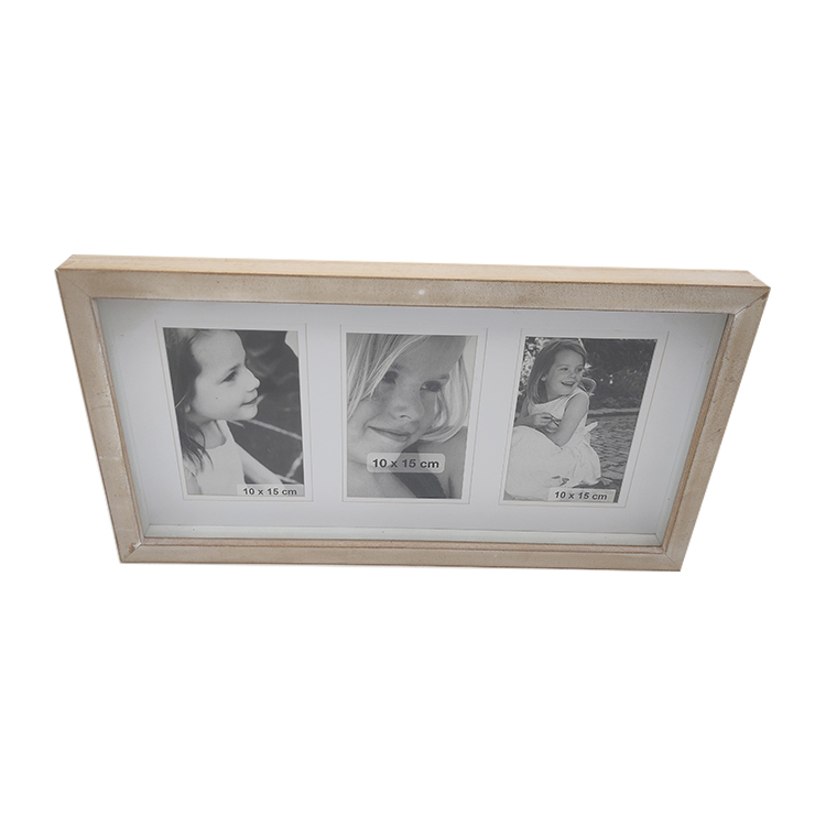 Wooden multi photo frame 4*6''