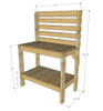 Simple 2x4 Potting Bench