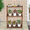 3 Tier Wooden Plant Stand Vertical Plant Display Stand Outdoor Garden Park Bench Garden Potting Bench