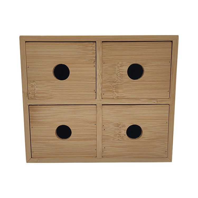 Mini Wood Storage Drawers for Desk