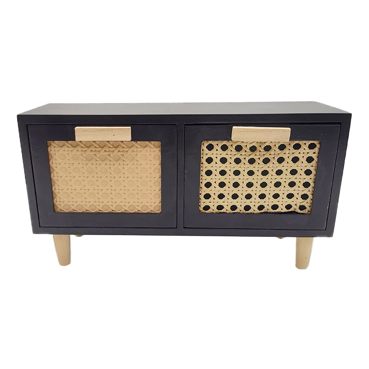 Wooden Business Card Holder for Desk