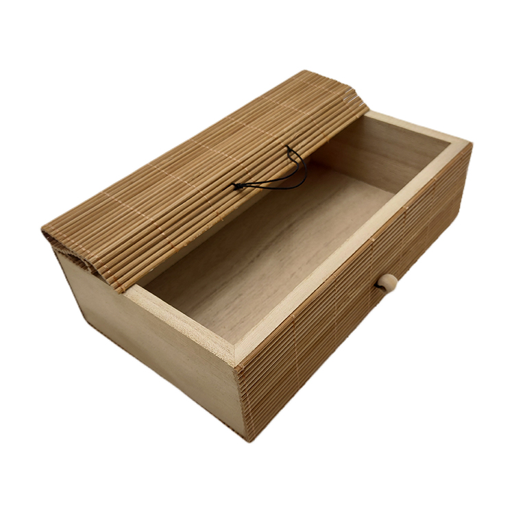 Natural Wood Storage Box
