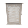White Wash Wood Key Box