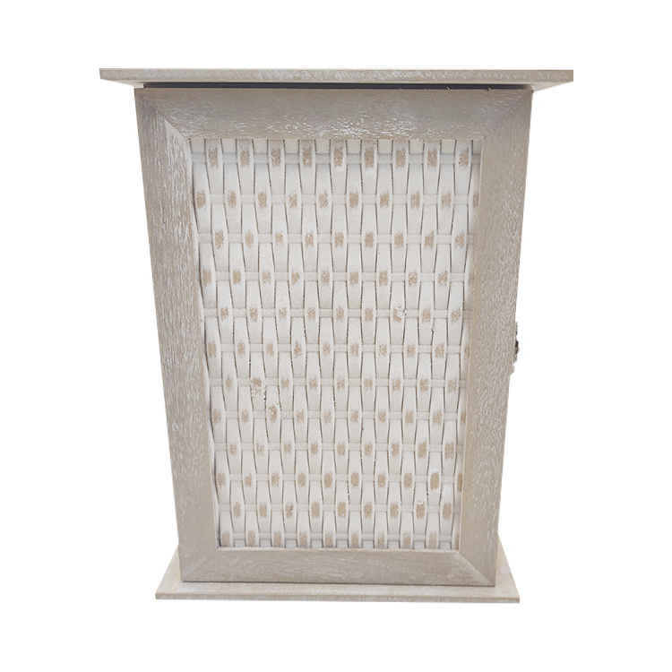 White Wash Wood Key Box
