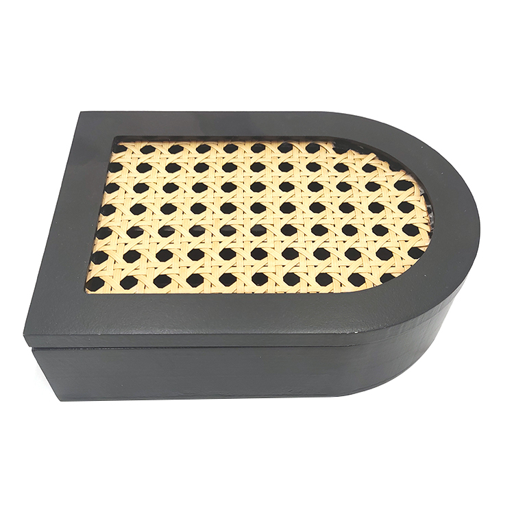 rattan box with lid