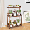3 Tier Wooden Plant Stand Vertical Plant Display Stand Outdoor Garden Park Bench Garden Potting Bench