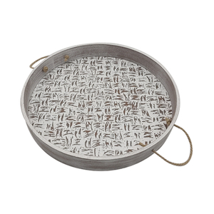 Wooden Tea Tray with Handles