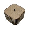 Square Wooden Storage Box