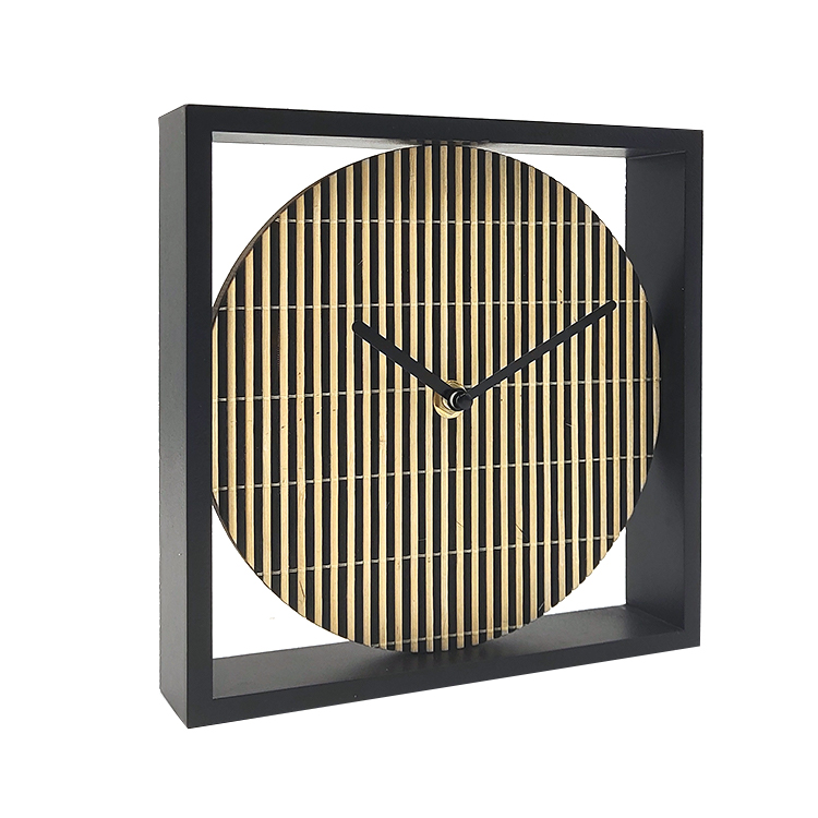 Wooden Black Clock