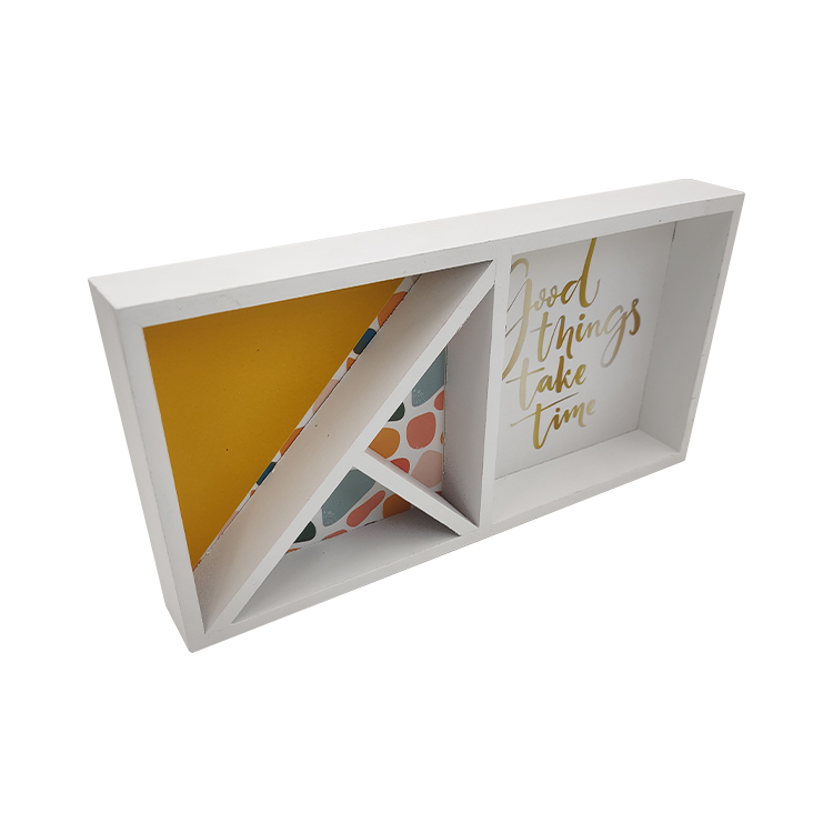 White Wooden Serving Tray