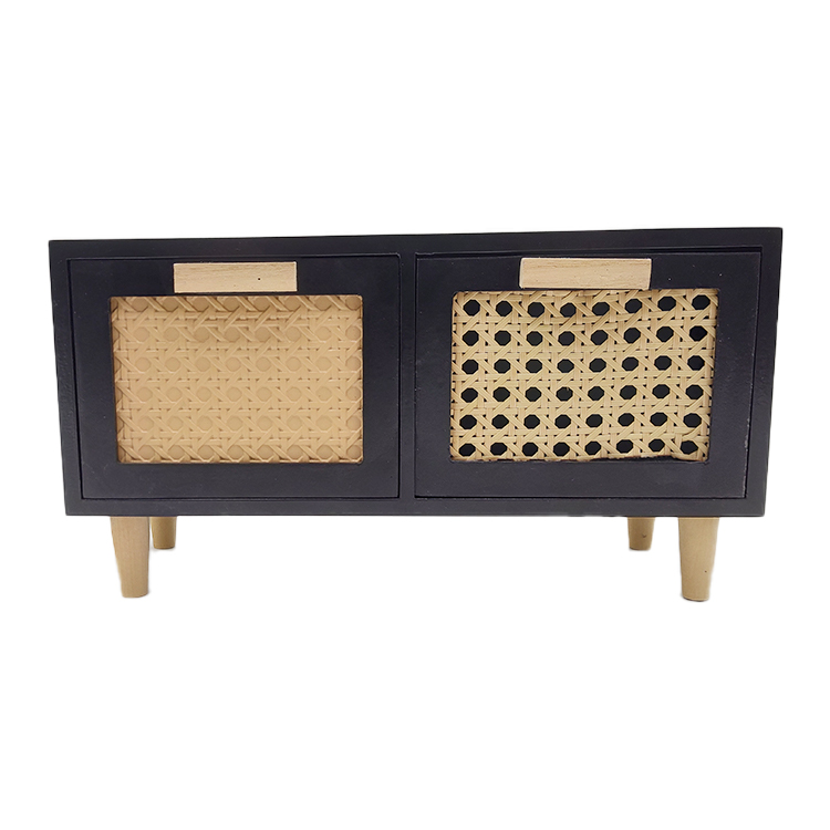 Wooden Business Card Holder for Desk