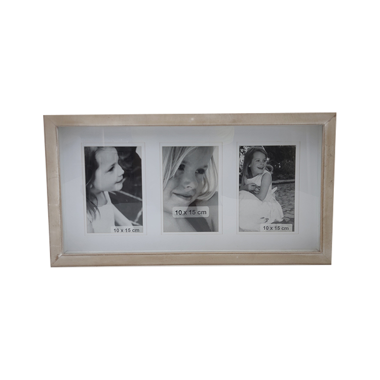 Wooden multi photo frame 4*6''