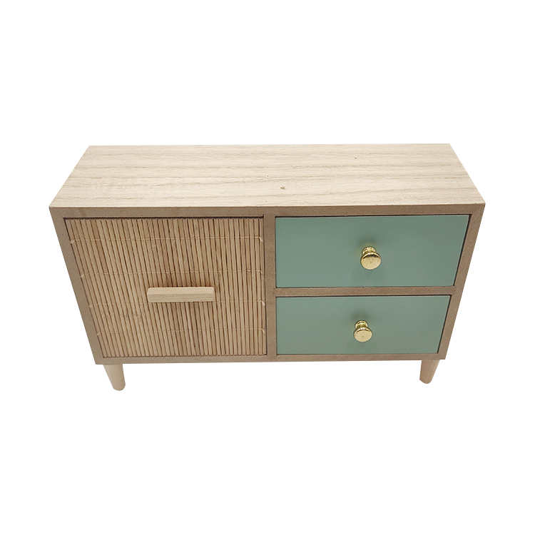 Wood Desktop Organizer with Drawers