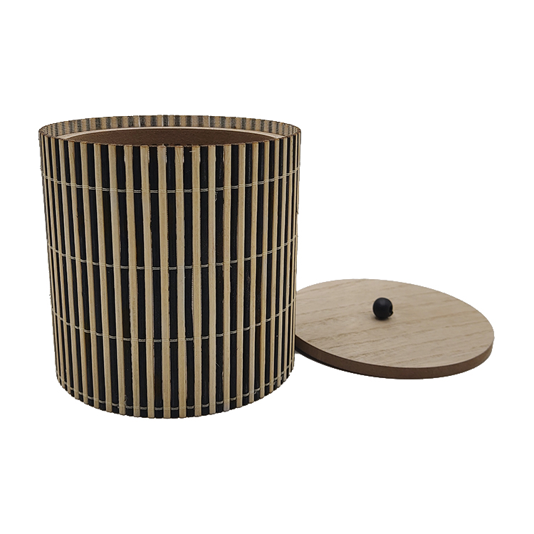 Round Wooden Jewelry Box