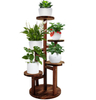 Plant Stand 5 Tiered Tall Plant Shelf for Indoor Multiple Plants Wood Corner Plant Holder for Living Room