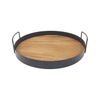 Coffee Tray Factory Manufacture Bandeja De Madera Various Wooden Oval Shape Bamboo Wood Serving Tray