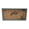 Wood with Bamboo Wall Hanging Frame 