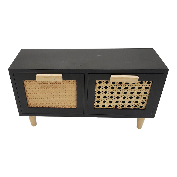 Wooden Business Card Holder for Desk