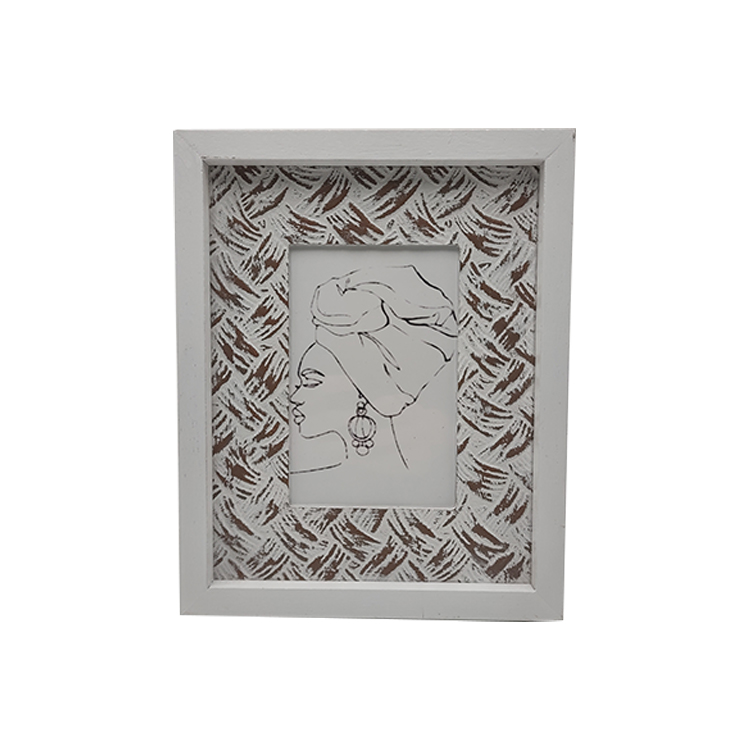 4X6'' Wood Framed Picture