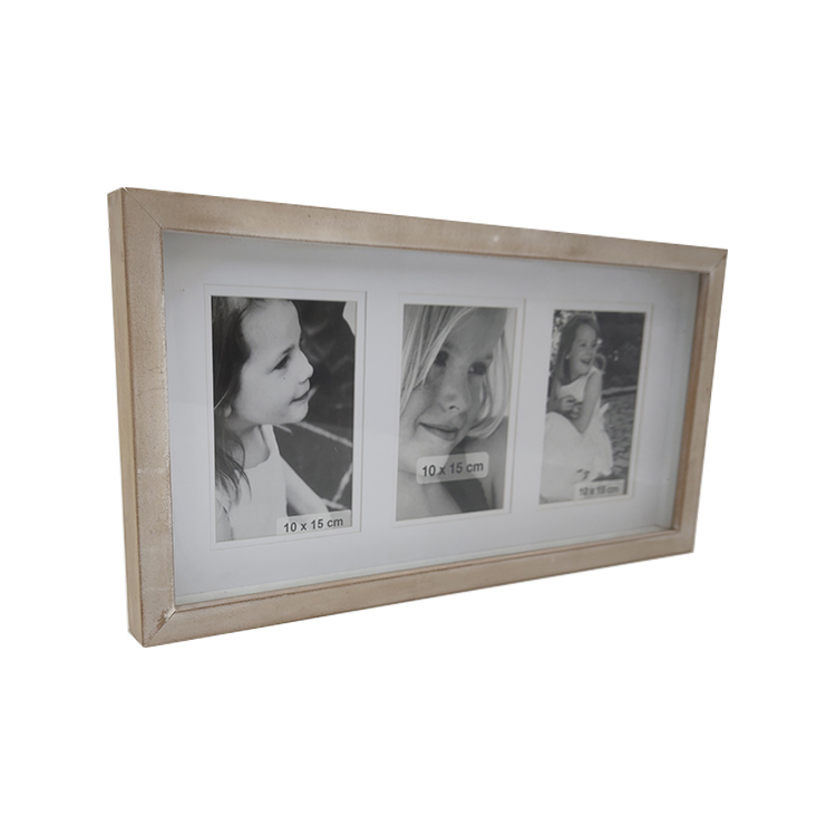 Wooden multi photo frame 4*6''