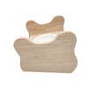 Wooden cat bowl