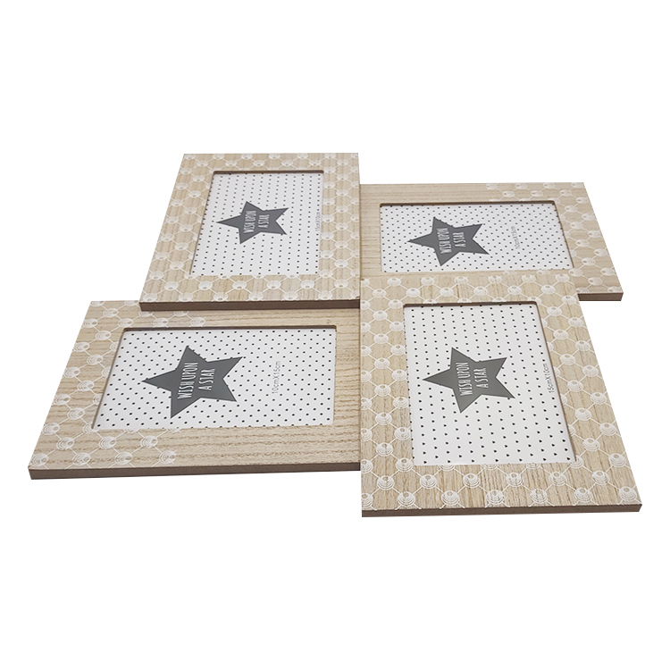 Wooden combination photo frames