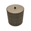 Round Wooden Jewelry Box
