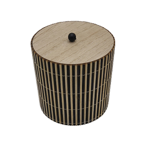 Round Wooden Jewelry Box