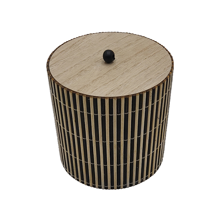 Round Wooden Jewelry Box