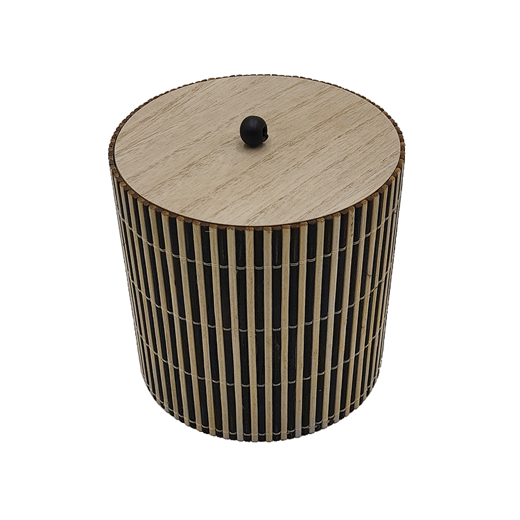 Round Wooden Jewelry Box