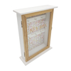 Wood Key Box with Glass 