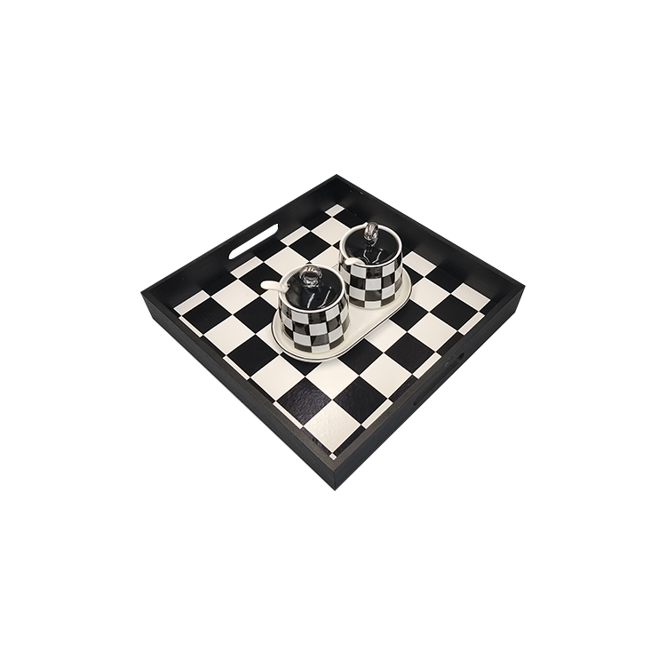 Wooden Serving Tray with Handle