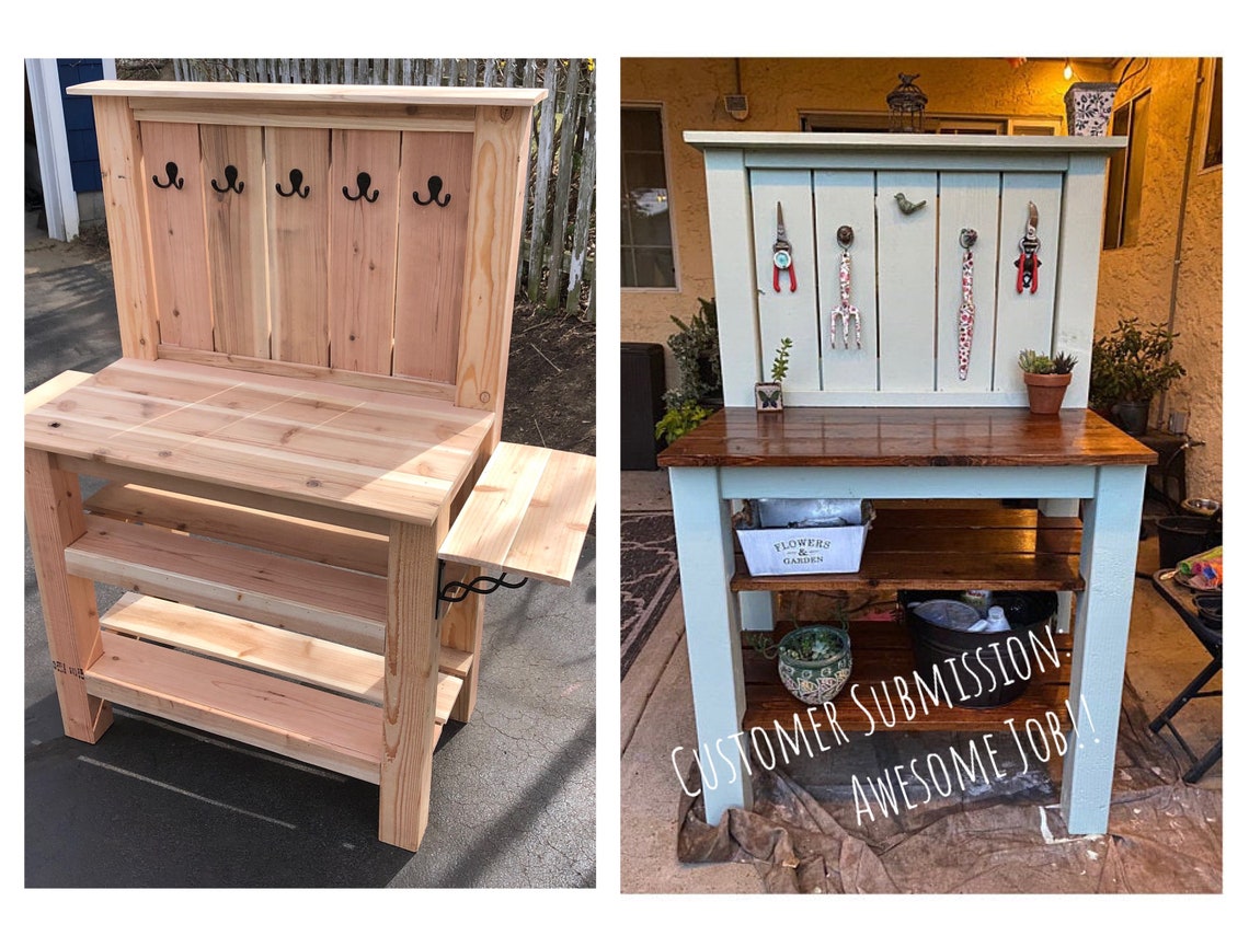 Potting Bench Build Plans Woodworking Plans