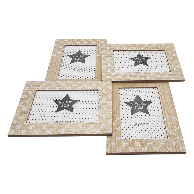 Wooden combination photo frames