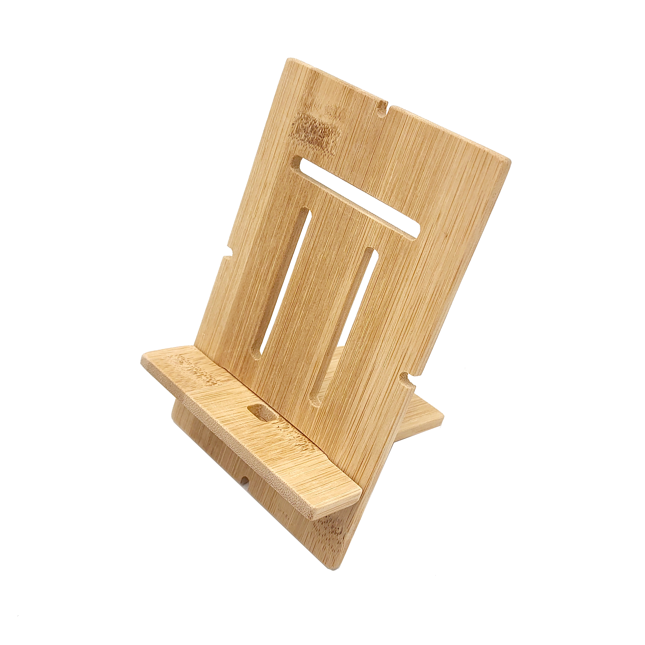 Bamboo phone holder