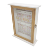 Wood Key Box with Glass 