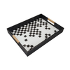 Wholesale Rectangle Black Wooden Tray