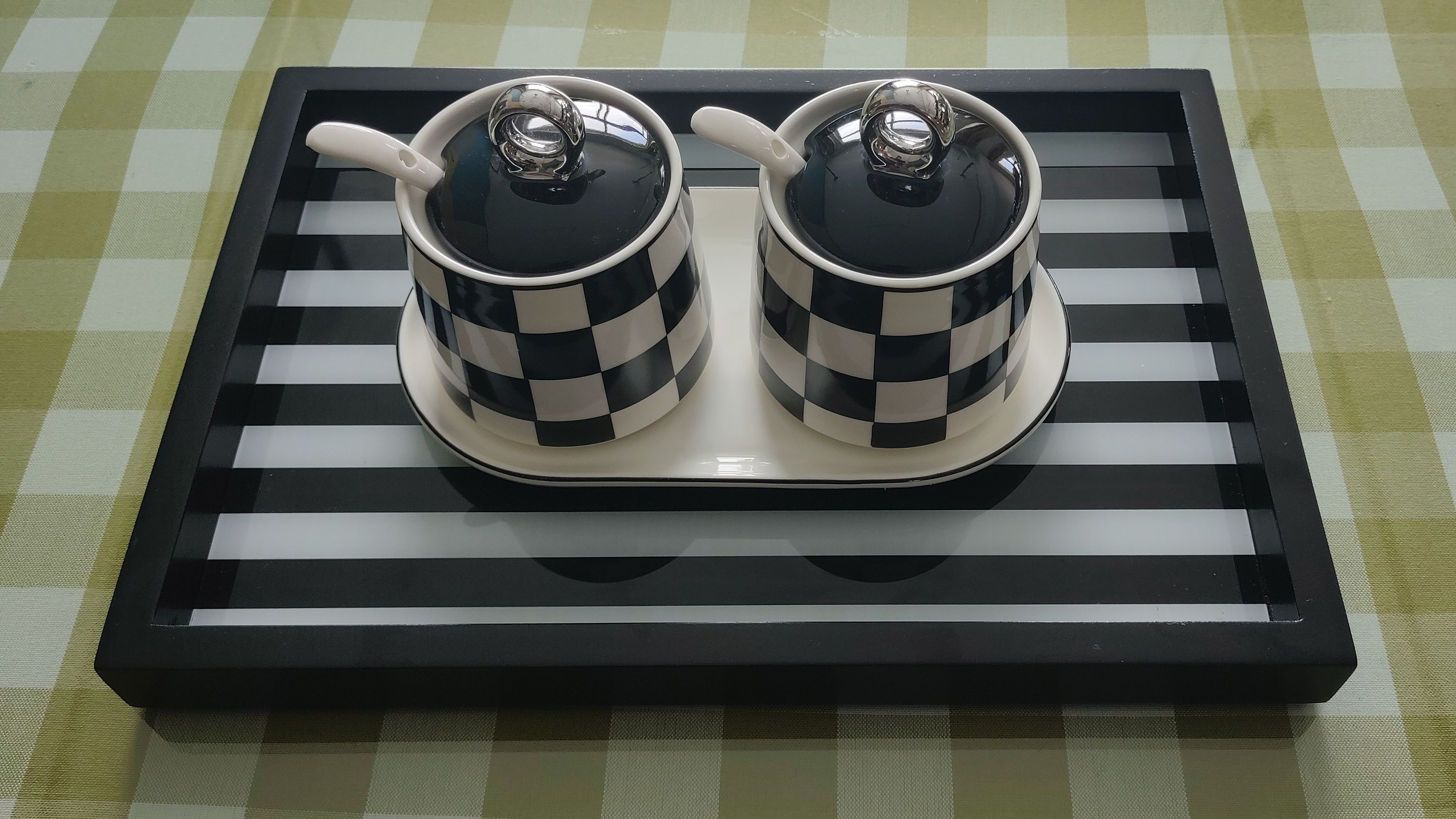 Wooden Fruit Dishes Stripe Wood Serving Tray