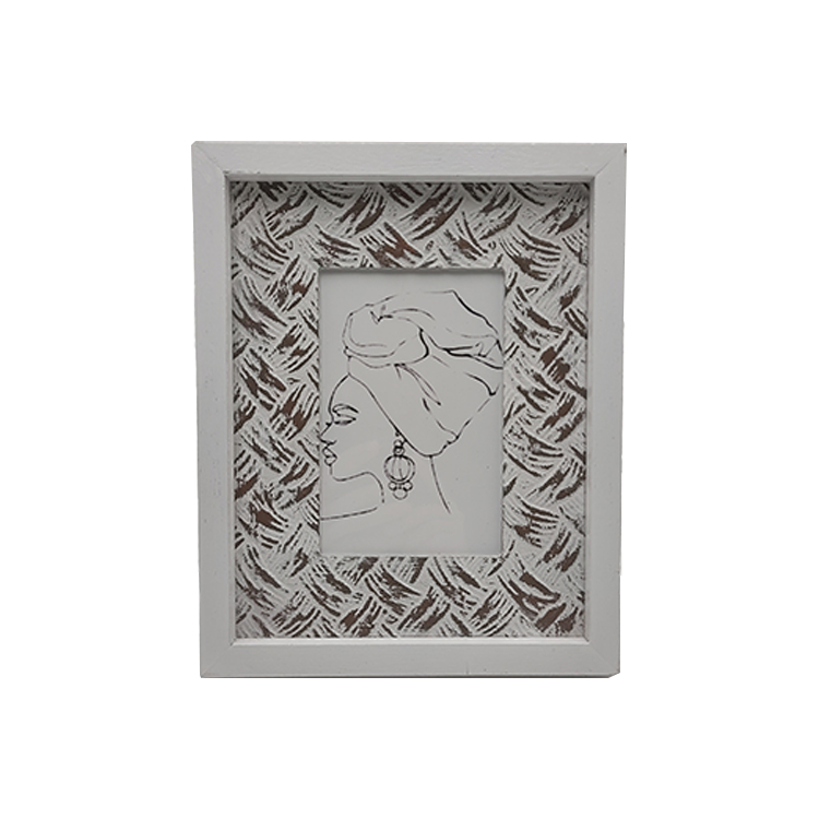 4X6'' Wood Framed Picture