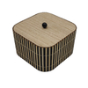 Square Wooden Storage Box