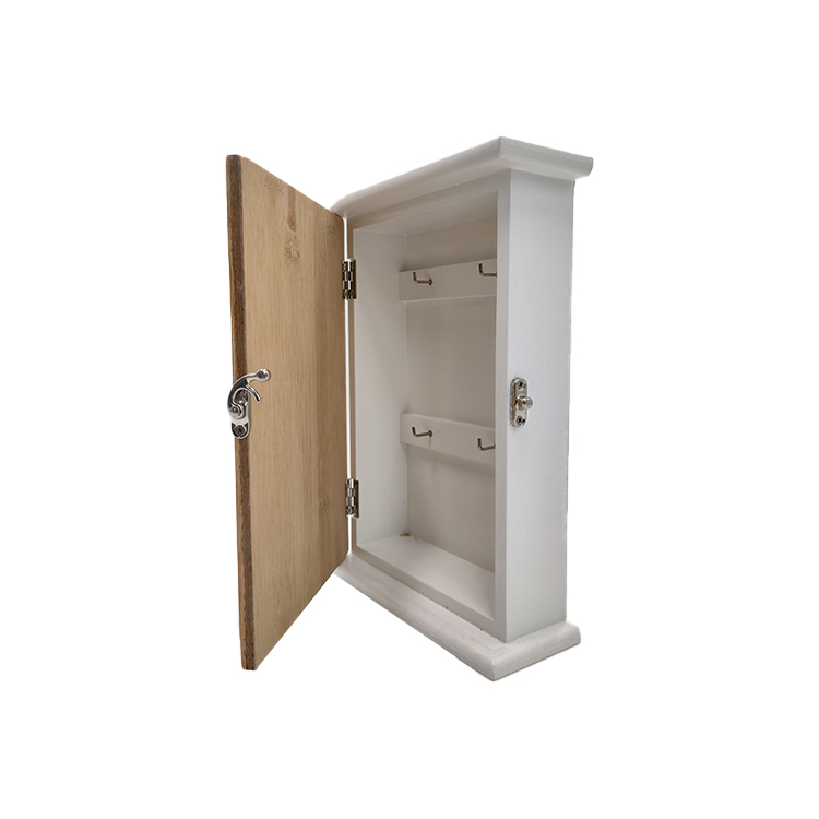 Custom Wood with Bamboo Key Box