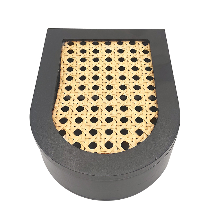 rattan box with lid