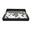 Wholesale Rectangle Black Wooden Tray