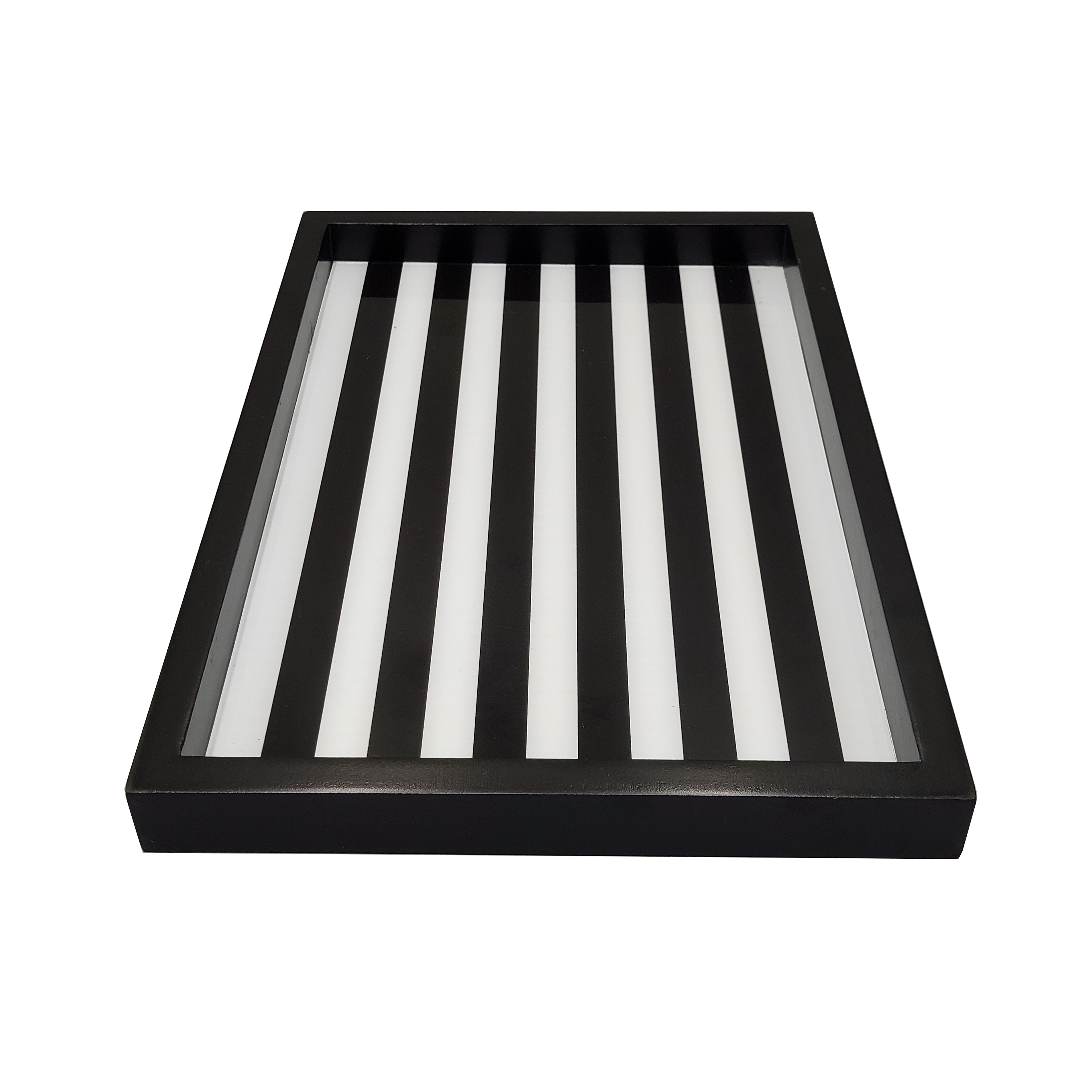 Wooden Fruit Dishes Stripe Wood Serving Tray