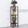 Bamboo Utility 3 Tier Plant Stand Rack Multiple Flower Pot Holder Shelf Indoor Outdoor Planter Display shelving unit for Patio Garden