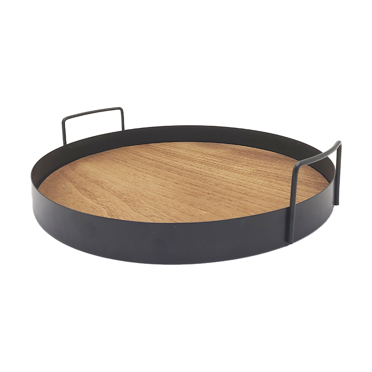 Coffee Tray Factory Manufacture Bandeja De Madera Various Wooden Oval Shape Bamboo Wood Serving Tray