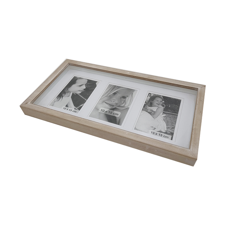 Wooden multi photo frame 4*6''