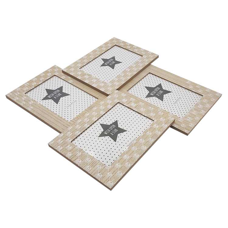 Wooden combination photo frames